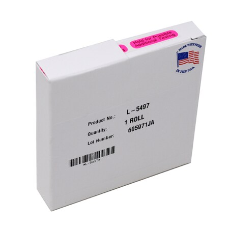 Nevs Hold For Possible Addtl Testing 5/16"x1-1/4" Fluorescent Pink w/ black L-5497